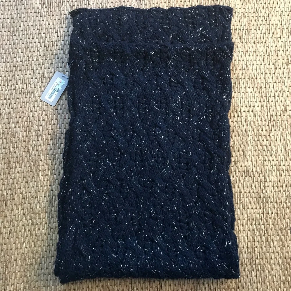 H&M Scarf Wrap Black Gold